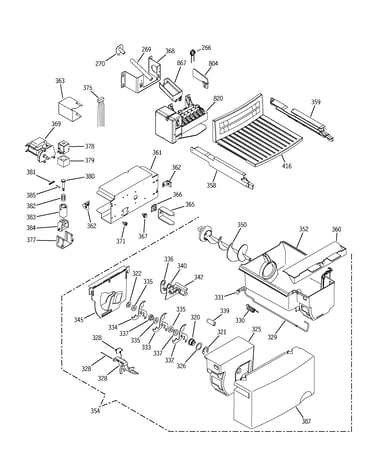 Ice maker & dispenser