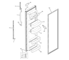 GE ESL22XGRBBS fresh food door diagram