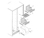 GE ESL22XGRBBS freezer shelves diagram