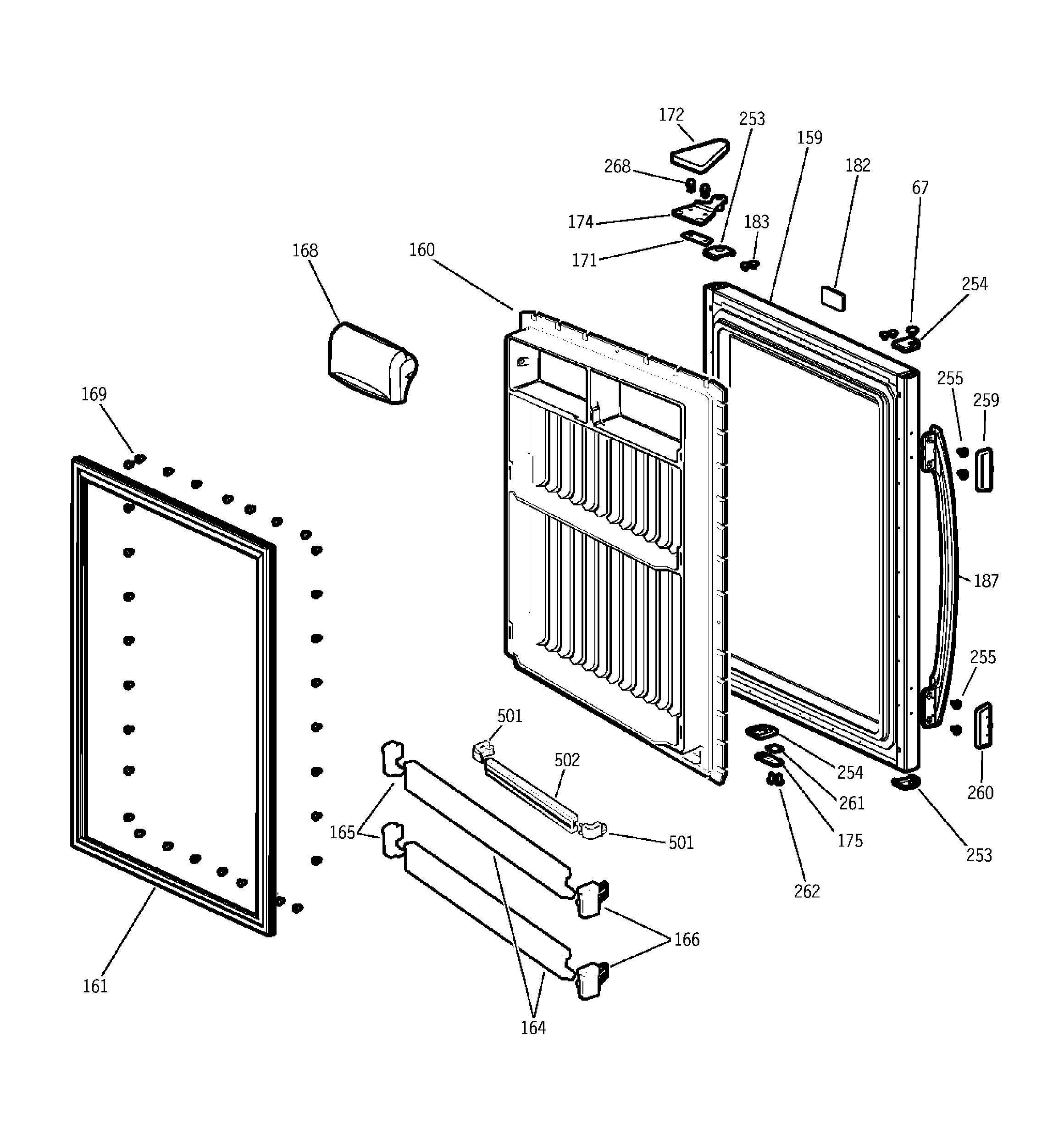 Fresh food door