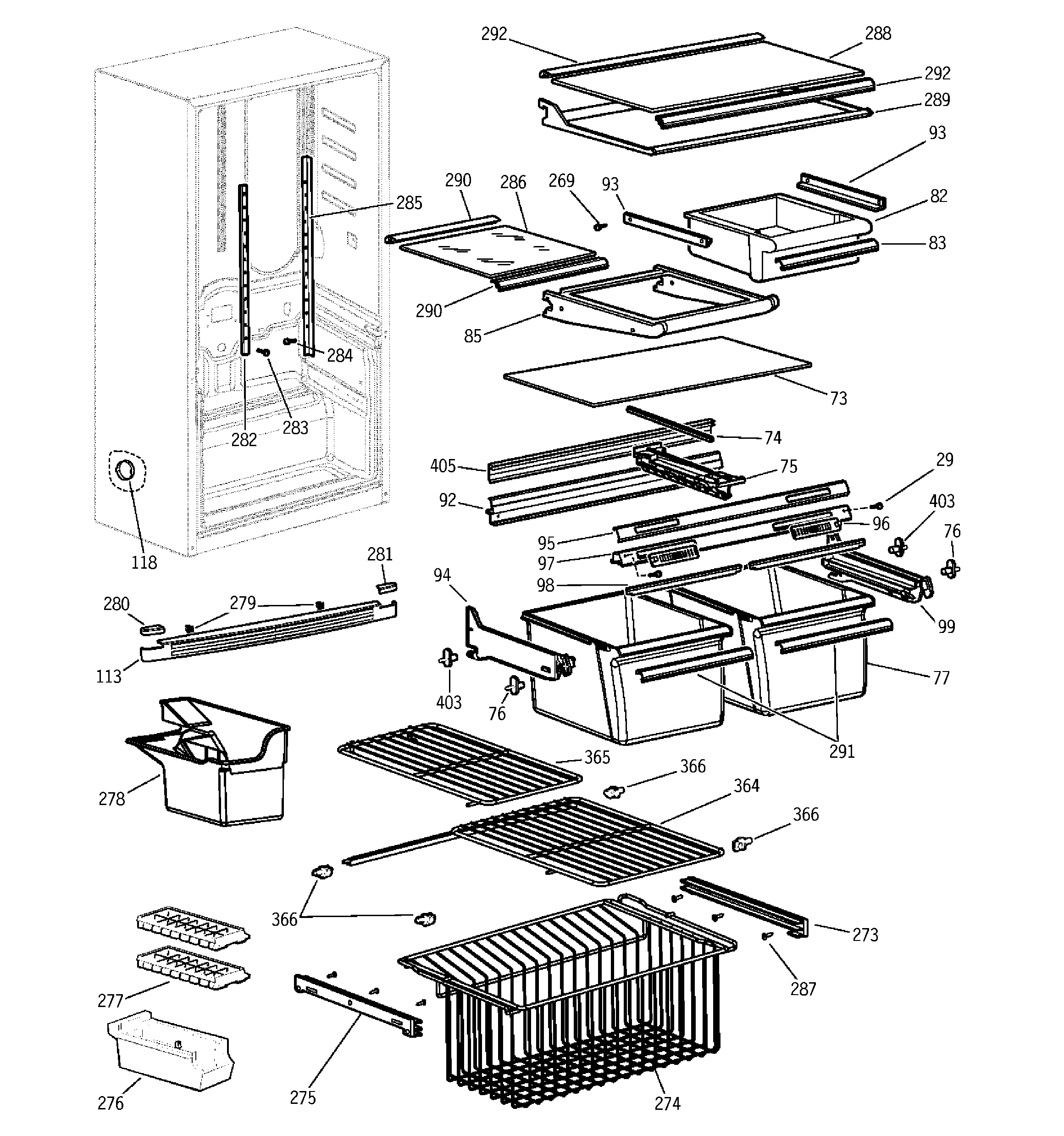 SHELVES