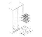 GE GSS25IFPEBB freezer shelves diagram