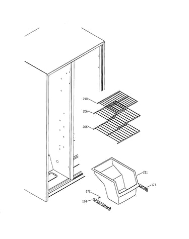 Freezer shelves