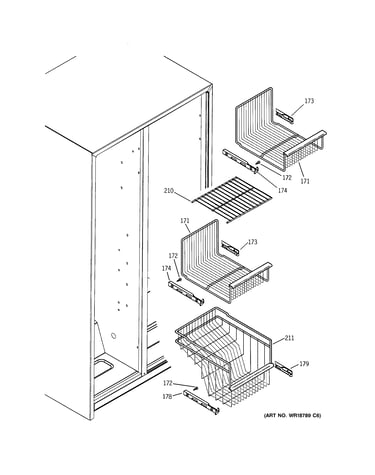 Freezer shelves