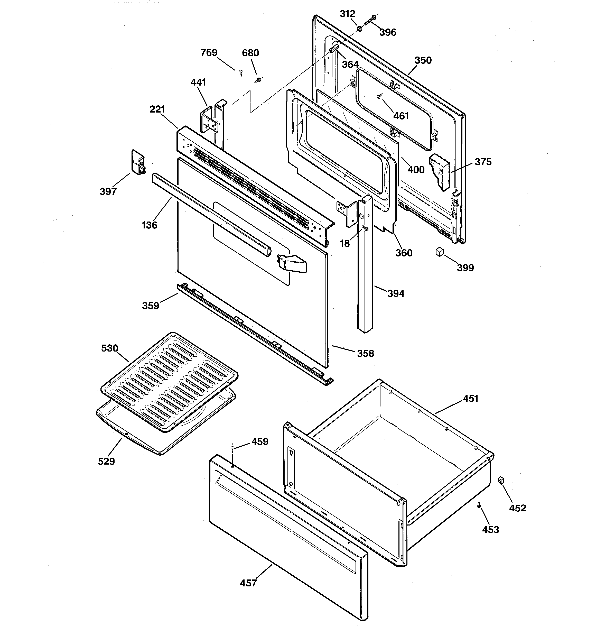 Door & drawer parts