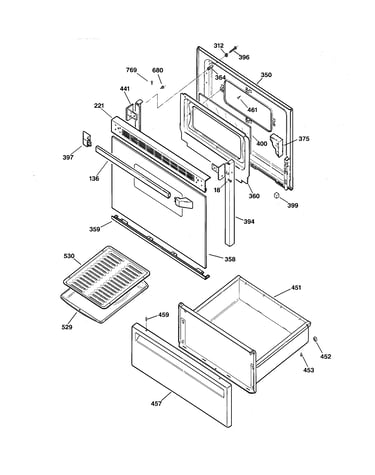 Door & drawer parts