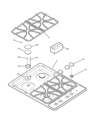 Control panel & cooktop