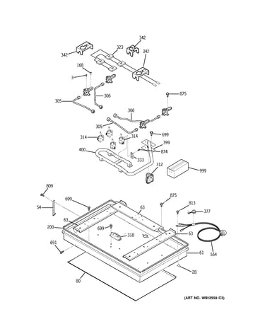 Gas & burner parts