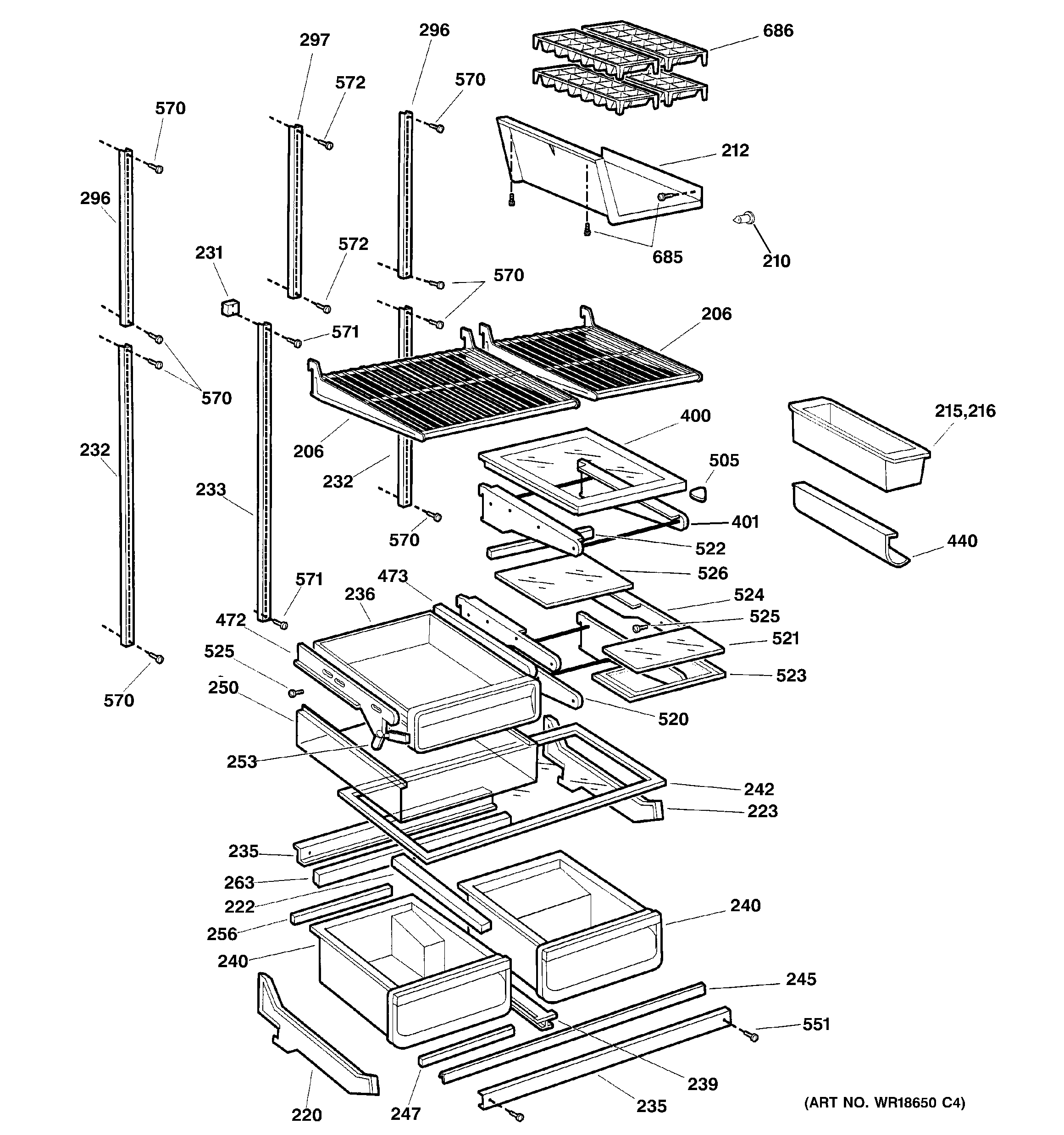 SHELVES