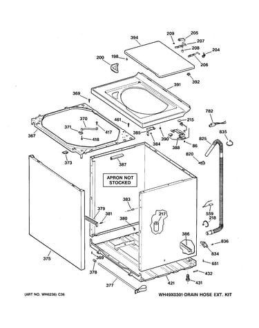 Cabinet, cover & front panel
