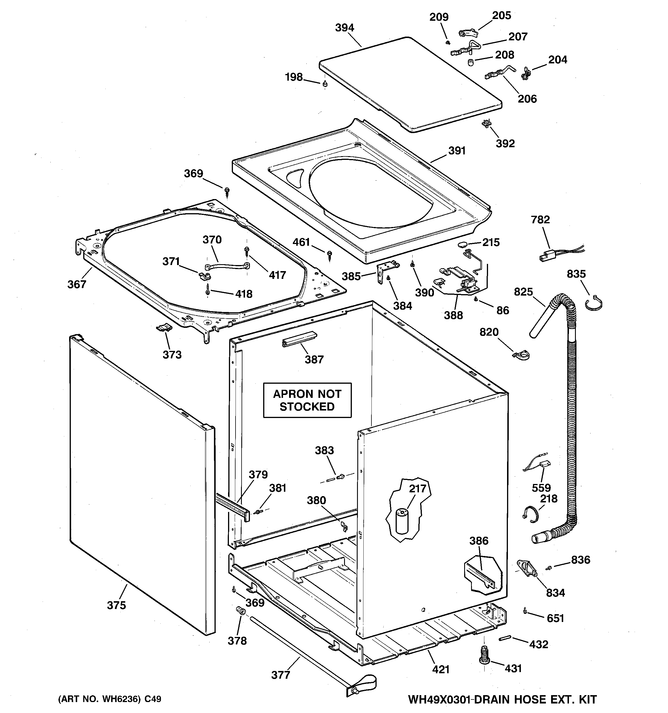 Cabinet, cover & front panel