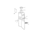 GE GXCF05D02 hot & cold water dispenser diagram