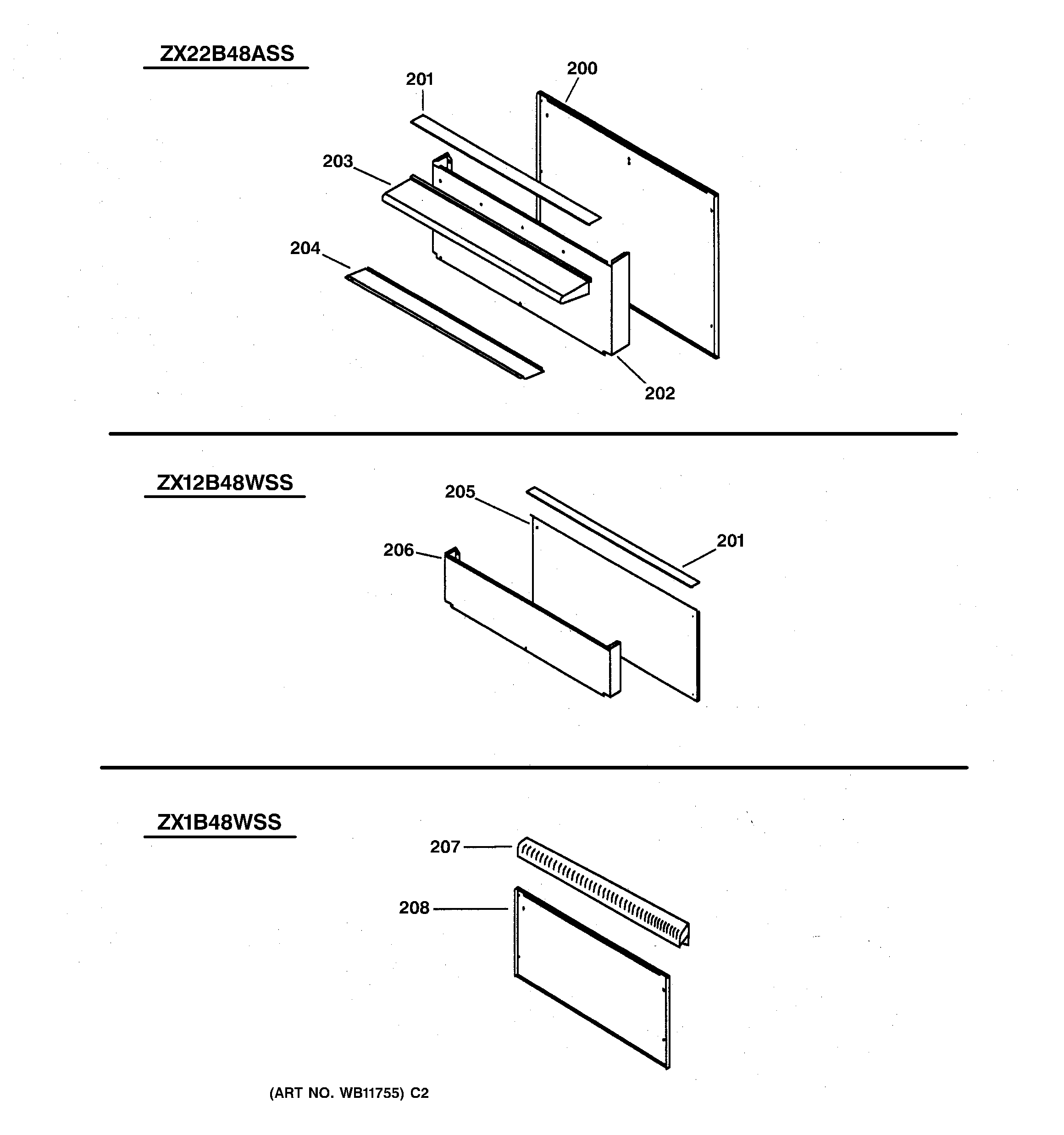 Accessory backguard assembly