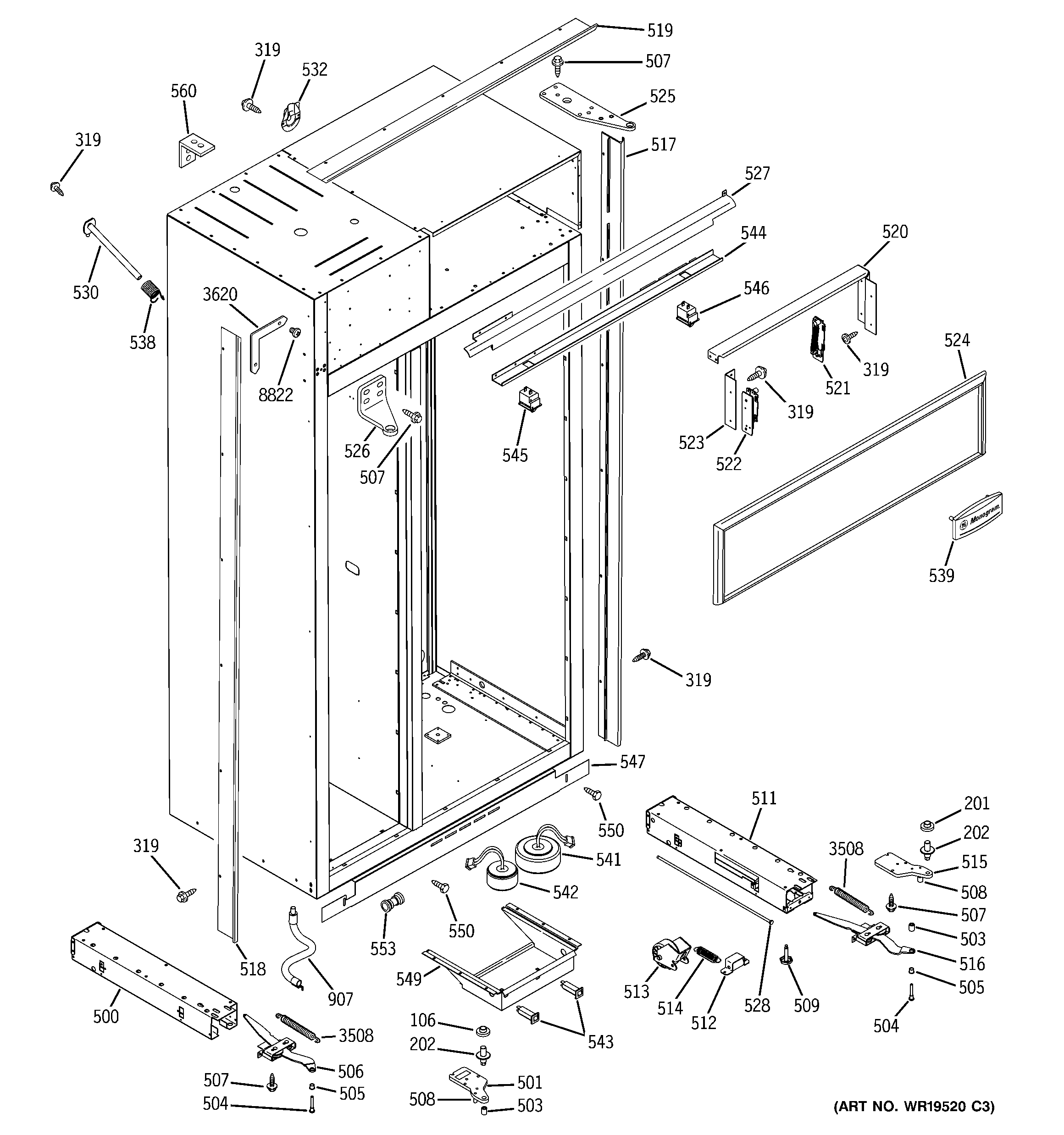 Case parts