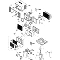 GE AGD14AAG1 room air conditioner diagram