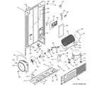 GE ESH22XGPDCC sealed system & mother board diagram