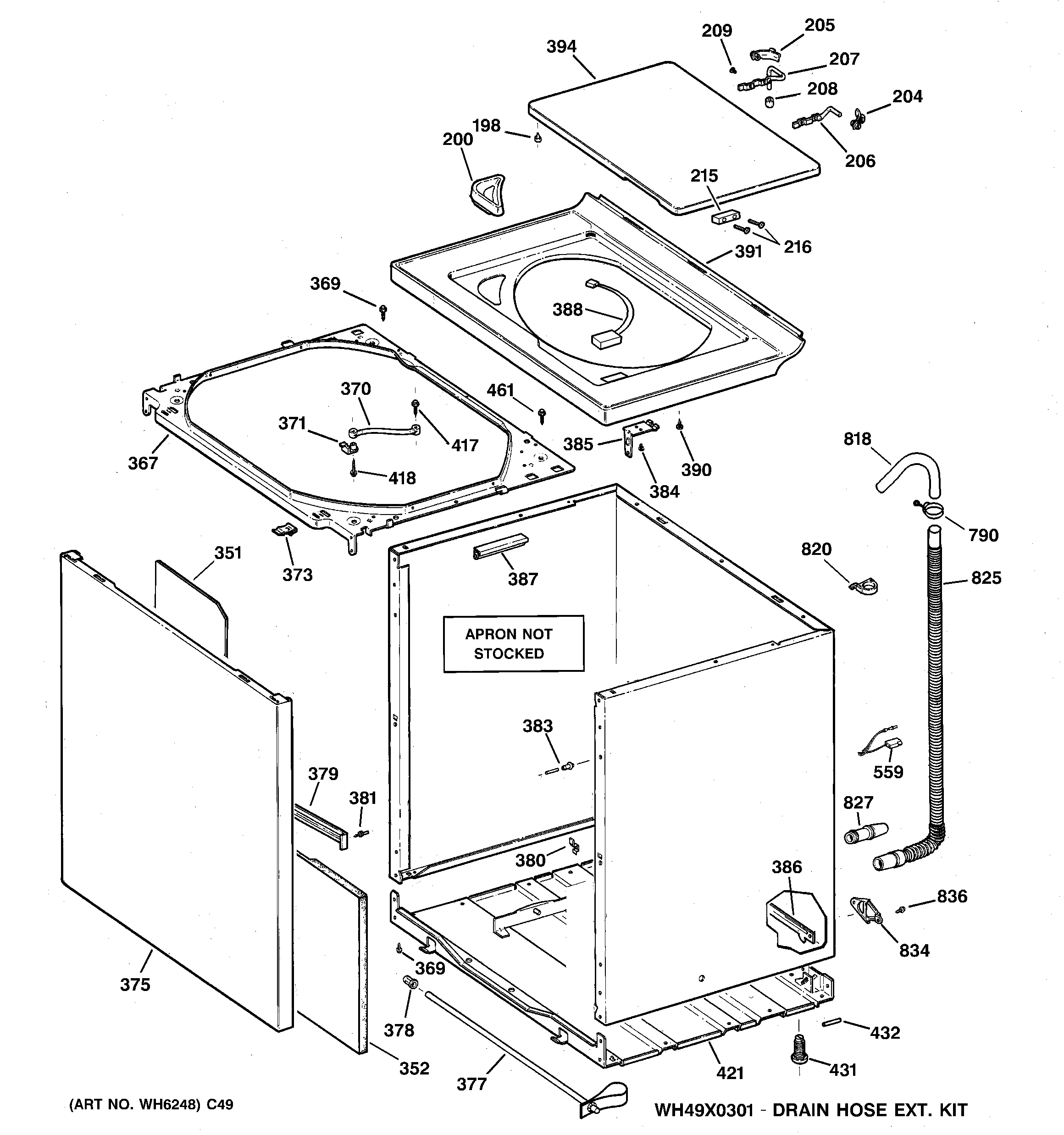 Cabinet, cover & front panel