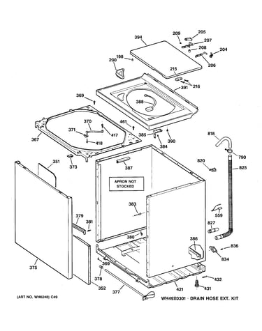 Cabinet, cover & front panel