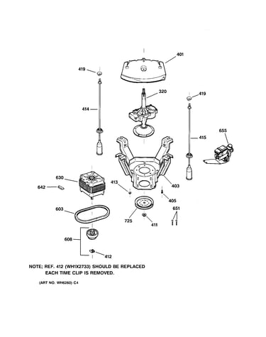 Suspension, pump & drive components