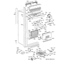 GE ZIR36NDALH cabinet parts (1) diagram