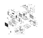 GE ASM10ABS1 room air conditioner diagram