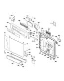Escutcheon & door assembly