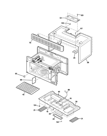Oven cavity parts
