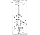 GE WSM2420D0WW brake & drive tube parts diagram