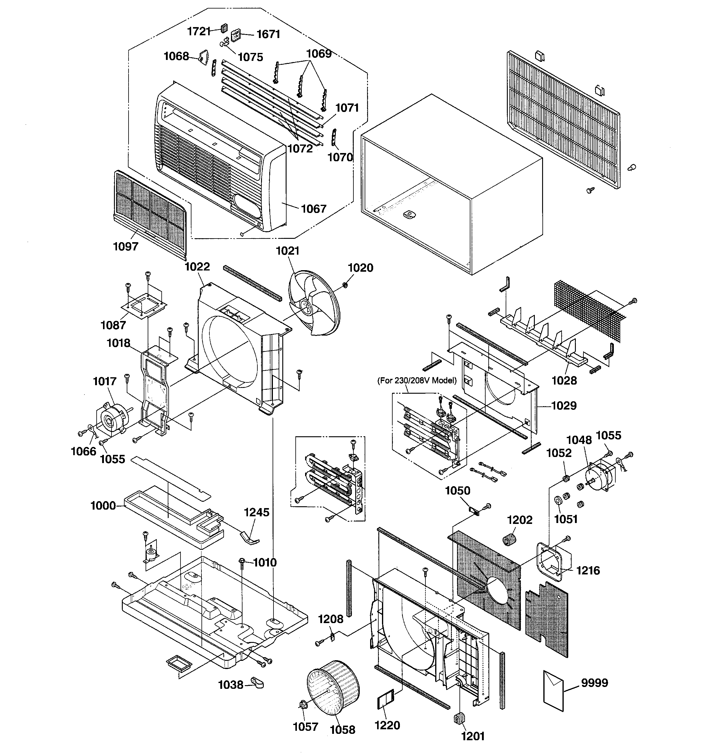 Cabinet & components