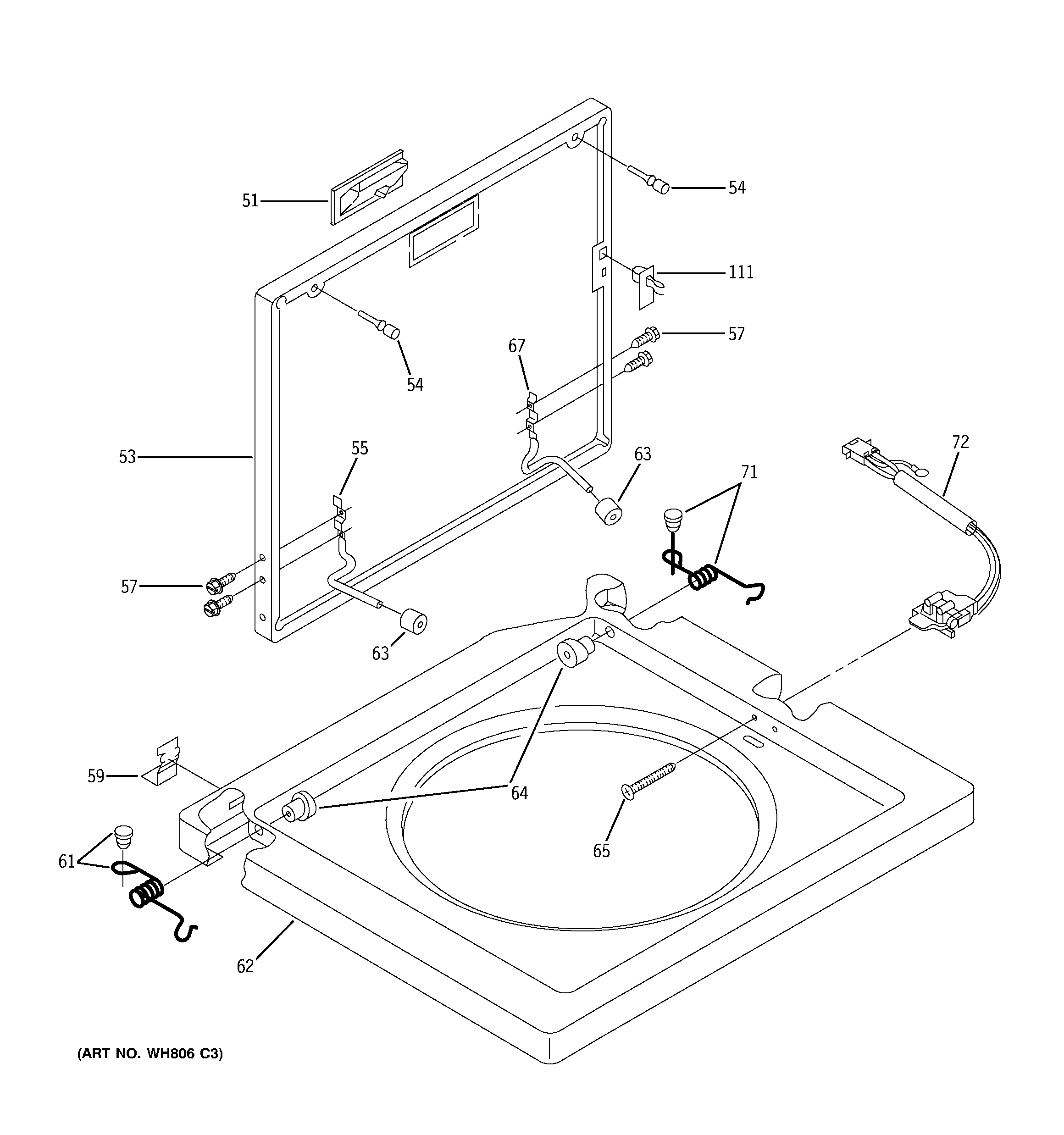 Washer top & lid