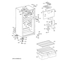 GE GTH15BBRERCC cabinet diagram