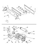 Backsplash, blower & motor assembly