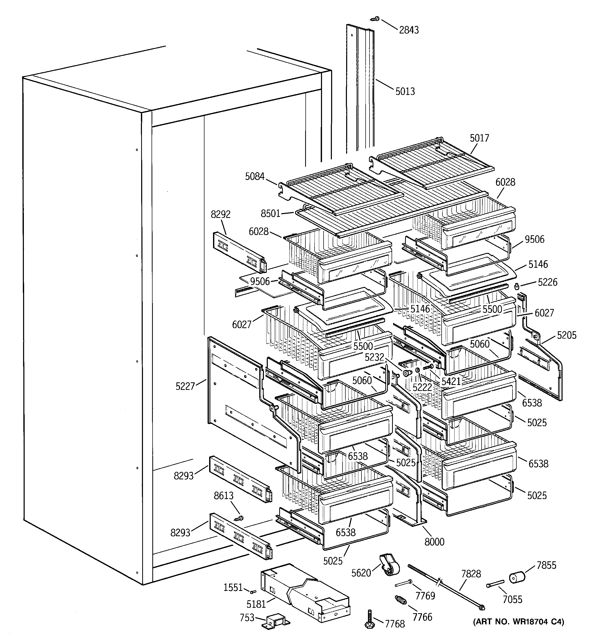 Shelves & drawers