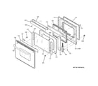 GE JKP25SH1SS door diagram