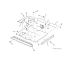 GE JKP50SH1SS center spacer diagram