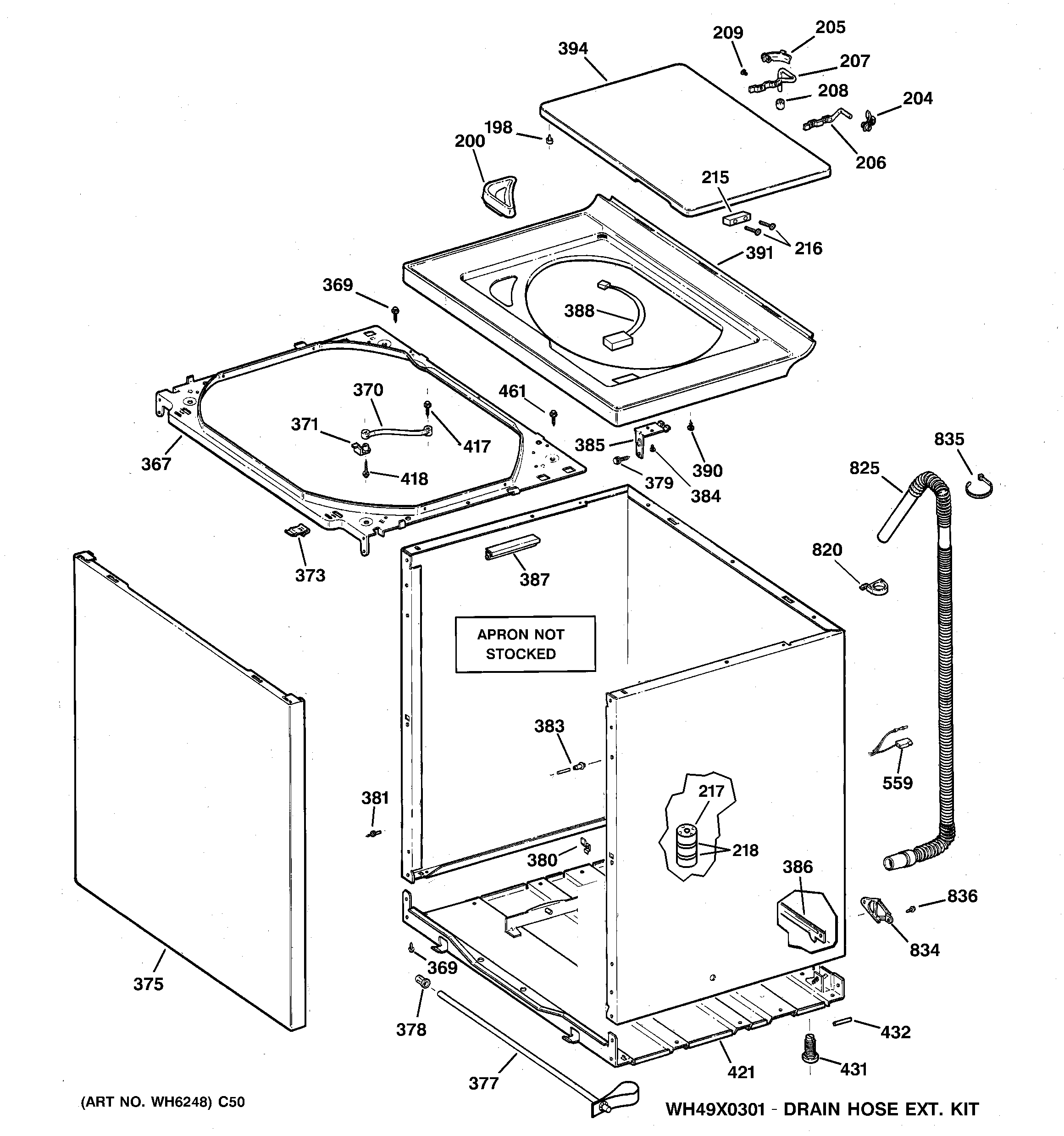 Cabinet, cover & front panel