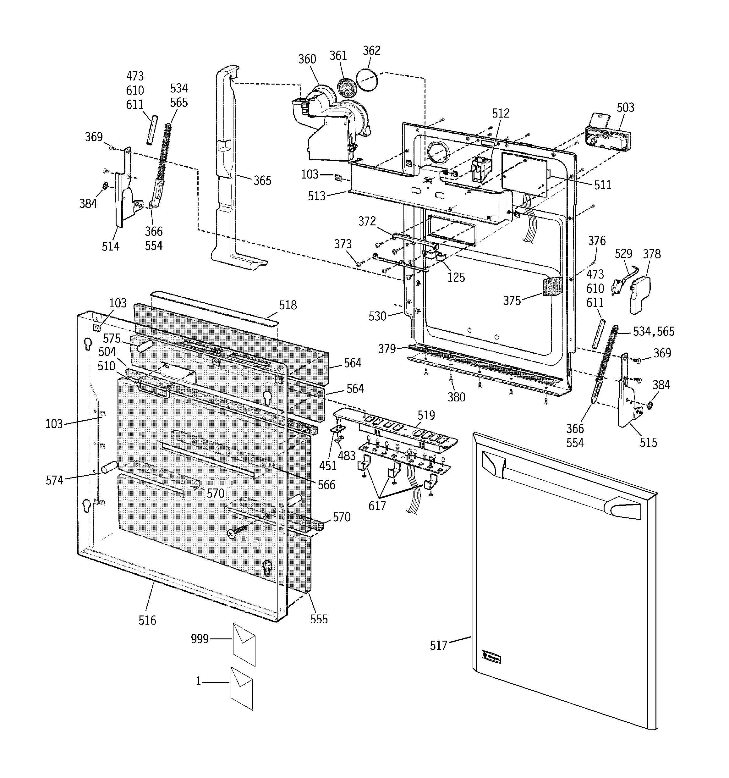 Door assembly