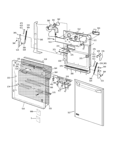 Door assembly