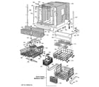 GE ZPRO7000SK00 basket & wrap assembly diagram