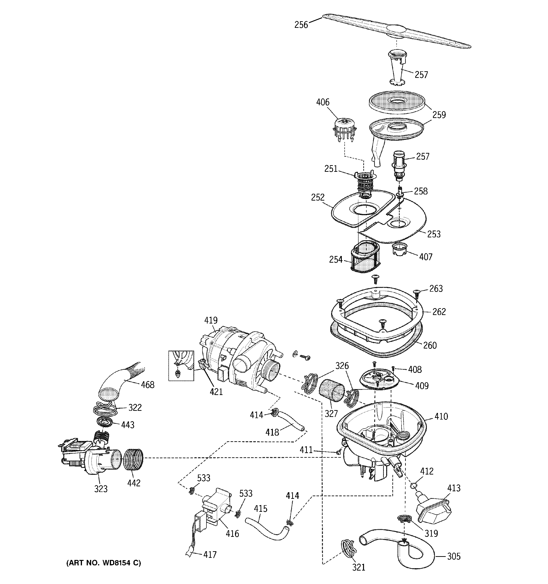 Sump assembly