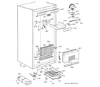 GE ZIF36NMALH cabinet parts (1) diagram