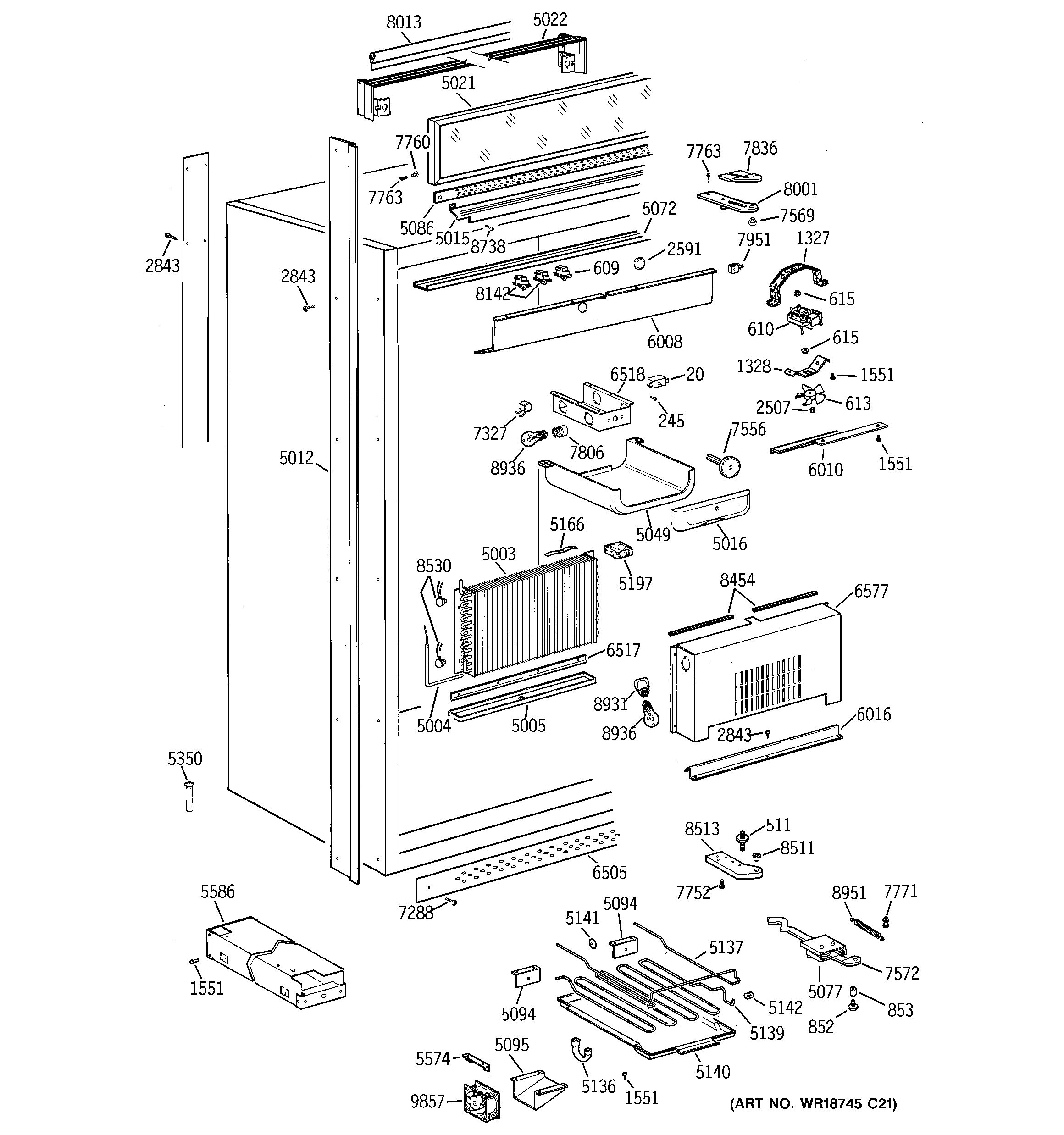 CABINET PARTS