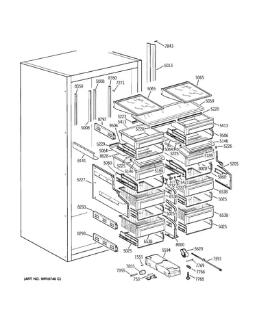 Shelves & drawers