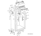 GE ZIF36NDALH cabinet parts (2) diagram