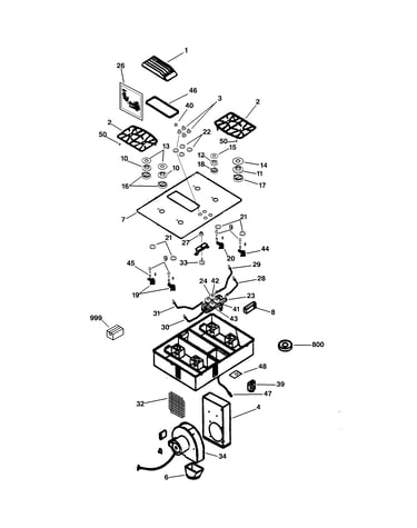 Control panel & cooktop