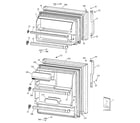 GE TBZ14NACJRWW doors diagram