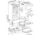 GE TBZ14NACJRWW cabinet diagram