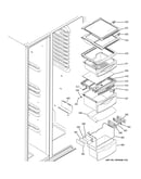 Fresh food shelves