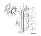 GE PSR26UHPBSS fresh food door diagram