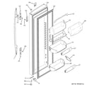 GE PST27SGPBSS fresh food door diagram